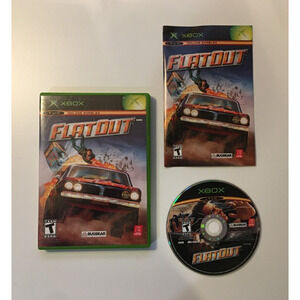 Flatout (Microsoft Xbox Original, 2005) Empire Games - CIB Complete - US Seller
